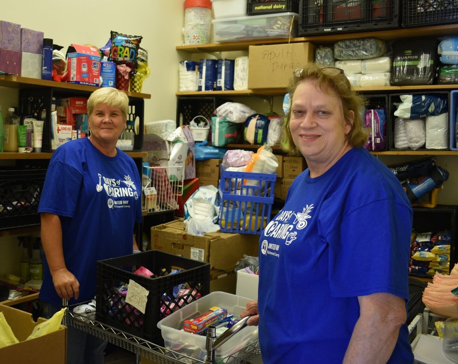 United Way of Richmond County Days of Caring volunteers